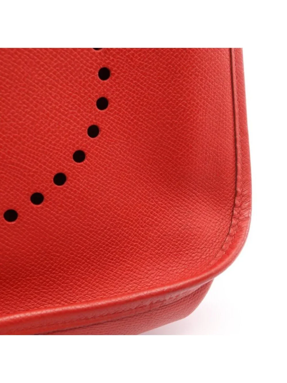 Hermes Shoulder Bag Evelyne 2 PM Rouge Casac Leather